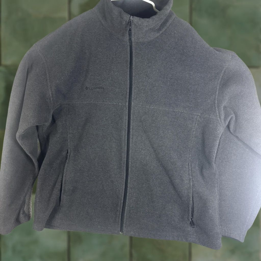 Vintage Columbia Fleece Jacket Mens 2XLT Gray Full Zip Hiking Outdoor Warm WT6113 Size US XXL / EU 58 / 5 - 1 Thumbnail