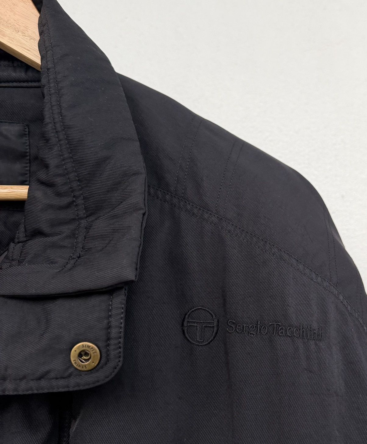 Sergio Tacchini Vintage Sergio Tacchini Milano Italia Black Bomber Jacket Size US M / EU 48-50 / 2 - 6 Thumbnail