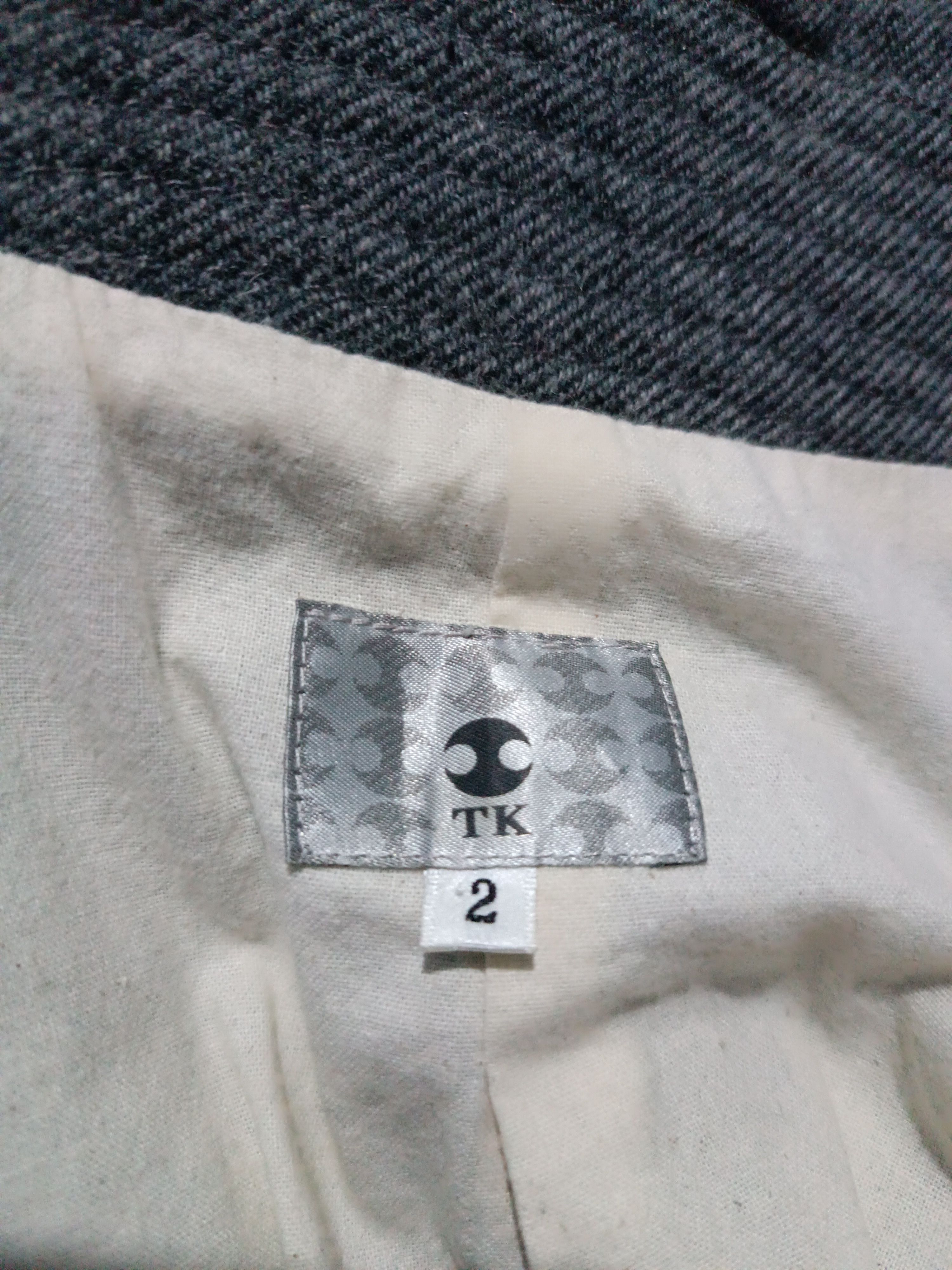 Japanese Brand Takeo Kikuchi Stand Collar Wool Blend Coat Jacket Size US M / EU 48-50 / 2 - 5 Thumbnail