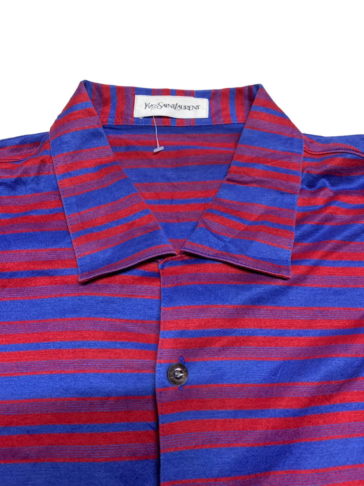 Yves Saint Laurent YSL men striped shorts sleeve Size US M / EU 48-50 / 2 - 3 Thumbnail