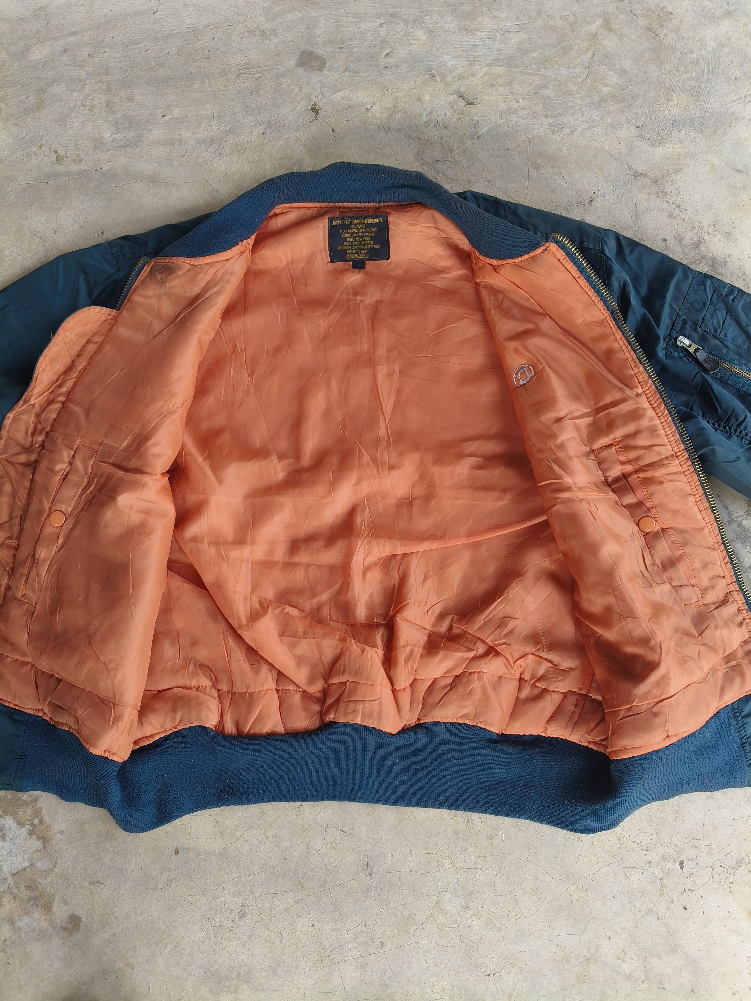 Japanese Brand Bomber Jacket Fly' Sman Size US L / EU 52-54 / 3 - 8 Thumbnail