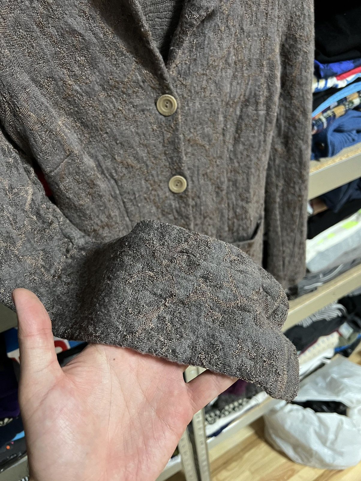 Transit Transit Par-Such Distressed Avant Garde Blazer Size 2 Jacket Size XS / US 0-2 / IT 36-38 - 3 Thumbnail