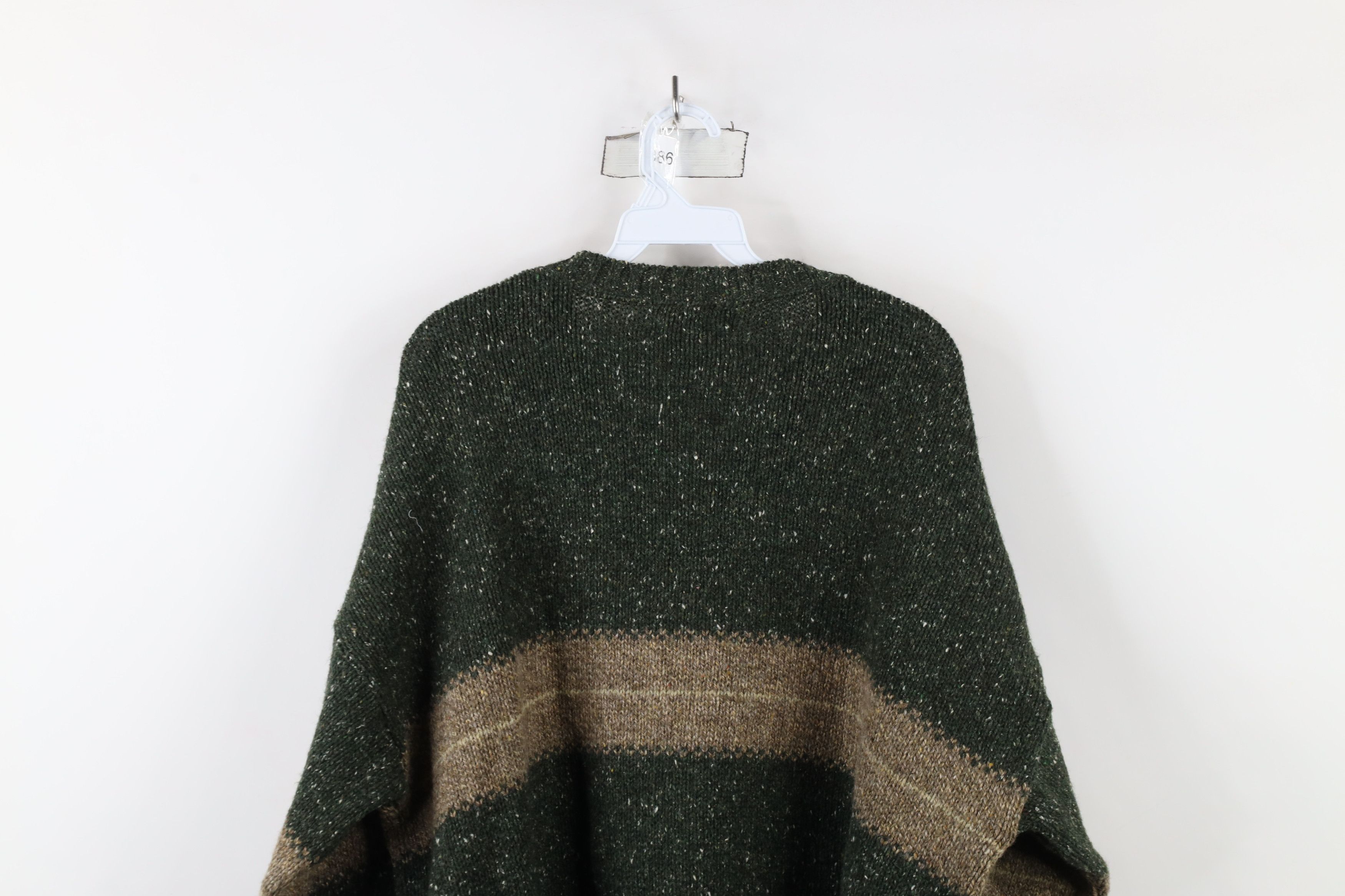 Eddie Bauer × Vintage Vintage 90s Eddie Bauer Fleck Wool Blend Knit Sweater USA Size US L / EU 52-54 / 3 - 8 Thumbnail