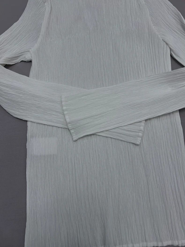 Issey Miyake Issey Miyake White toothpick top Size M / US 6-8 / IT 42-44 - 2 Thumbnail