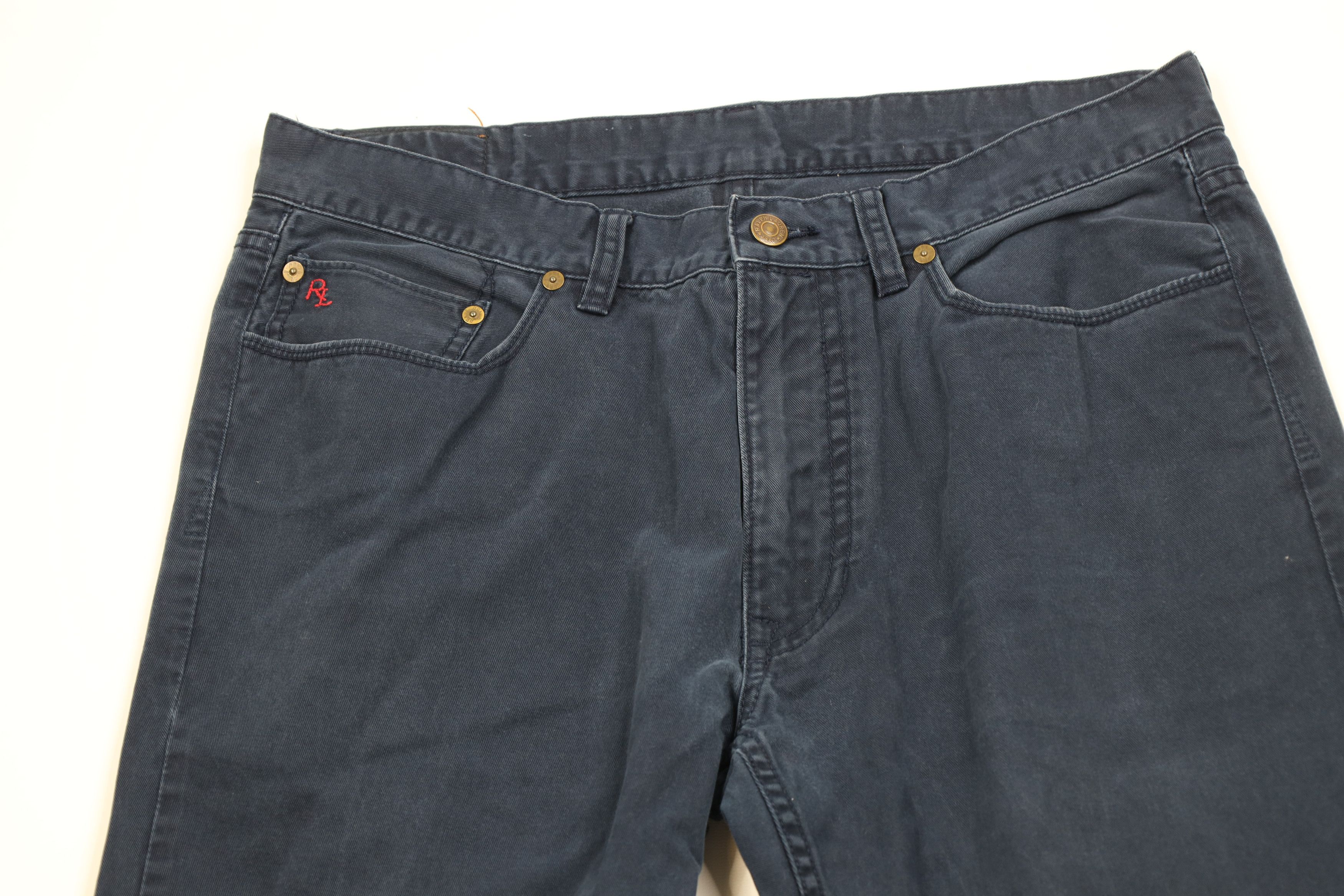Ralph Lauren Vintage Y2K Ralph Lauren Twill Chino Pants Trousers Blue Size US 34 / EU 50 - 2 Thumbnail