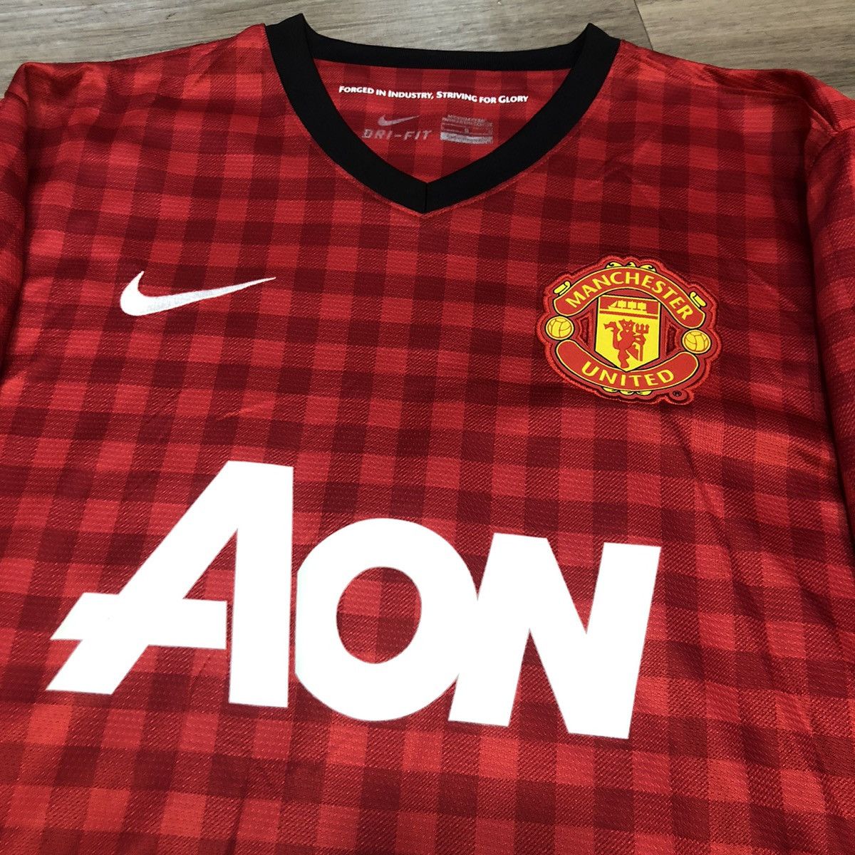 Nike manchester united 12/13 home shirt #21 Henrique Size US M / EU 48-50 / 2 - 3 Thumbnail