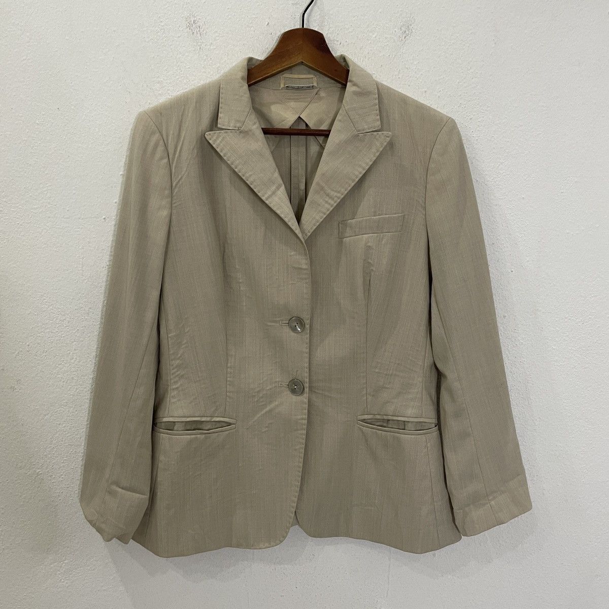image of Italian Designers x Max Mara Vintage Max Mara Coat Jacket in Brown, Women's (Size Large)