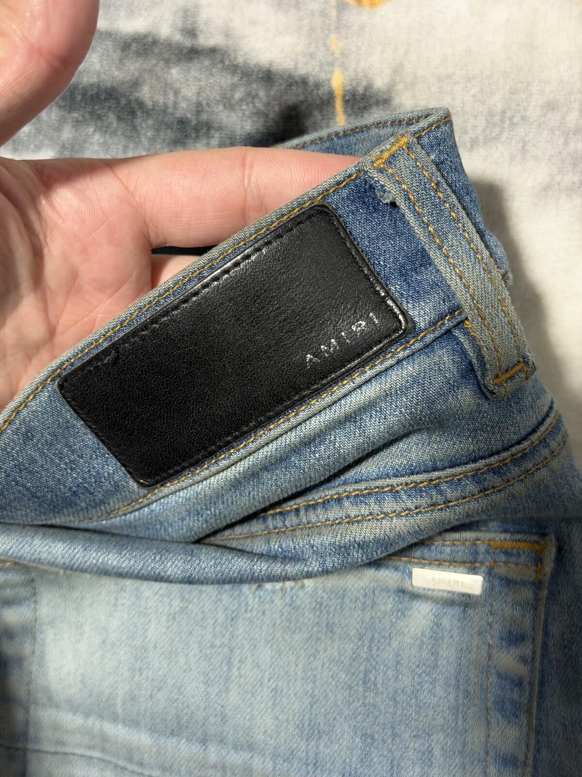 Amiri Amiri Thrasher Rainbow Paisley Indigo Denim - Sz31 Size US 31 - 4 Thumbnail