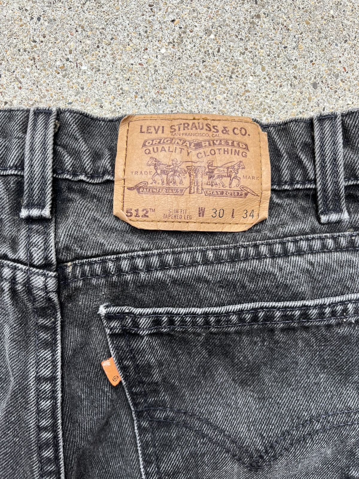Levi's × Vintage Orange Label Vintage Black Levis Jeans Size US 34 / EU 50 - 6 Thumbnail