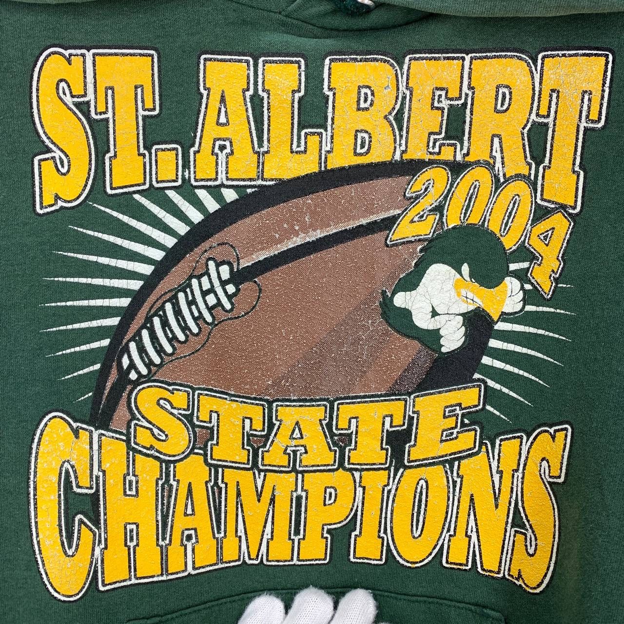 Hanes Y2K Vintage ST. ALBERT State Champion 50/50 Hoodie #2296/24 Size US S / EU 44-46 / 1 - 2 Thumbnail