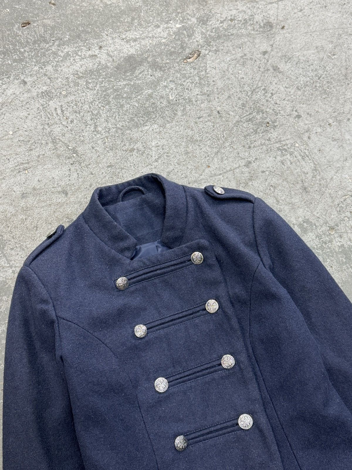 Vintage Vintage Avant Garde Opium y2k Napoleon Leather Jacket Size M / US 6-8 / IT 42-44 - 4 Thumbnail