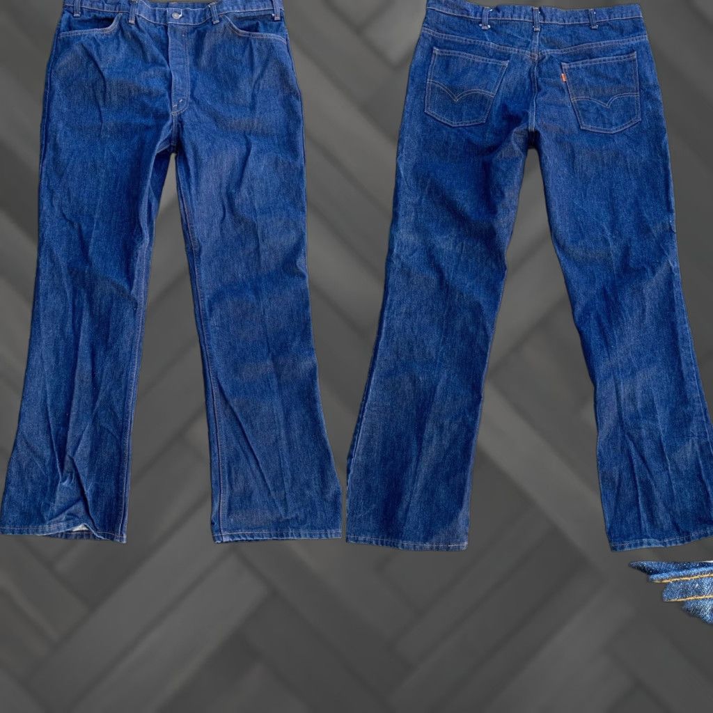 Levi's VINTAGE Levi’s 646 jeans orange tab Talon 42 zipper size 40 34 inseam 33.5 in USA Size US 40 / EU 56 - 1 Thumbnail