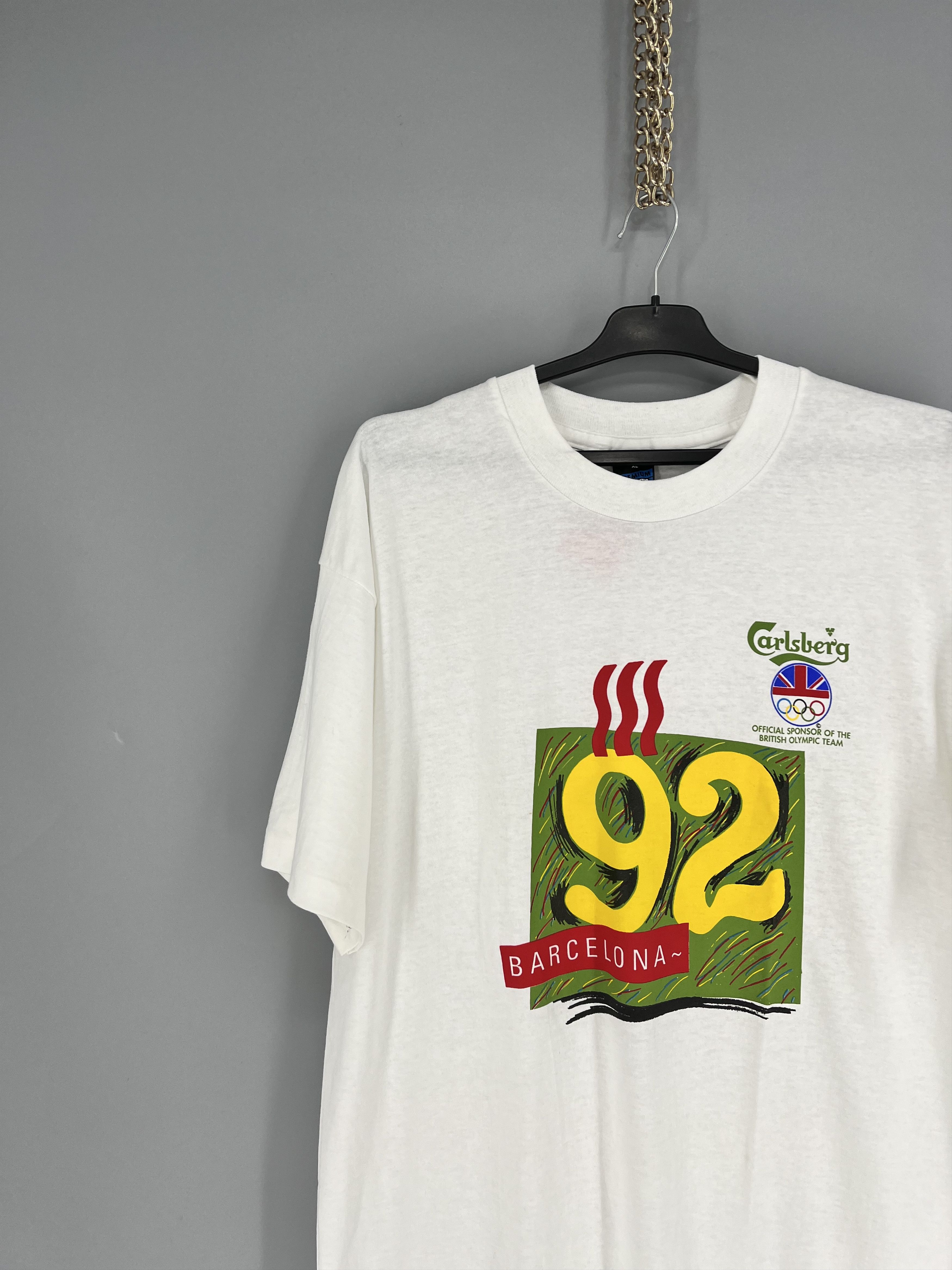 USA Olympics Screen Stars 1992 Olympic Vintage T-Shirt Cotton Men Size XL Size US XL / EU 56 / 4 - 4 Thumbnail