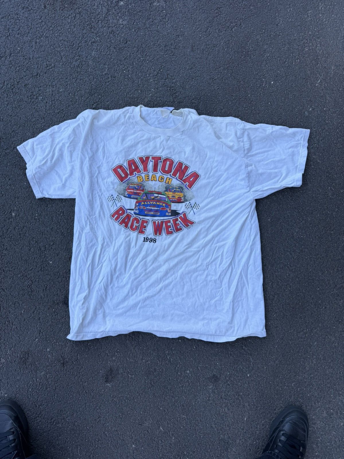 Vintage Vintage daytona race week 1998 tee Size US XL / EU 56 / 4 - 1 Thumbnail