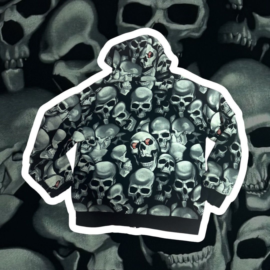 Famous Stars And Straps Rare Famous stars and straps skull aop hoodie L Size US L / EU 52-54 / 3 - 4 Thumbnail
