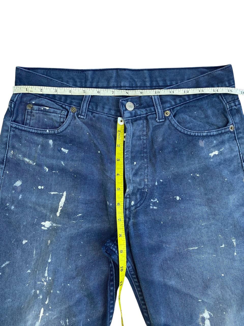 Levi's Vintage 1993 Levis 501 Black Painter Denim Button 532 Size US 30 / EU 46 - 2 Thumbnail