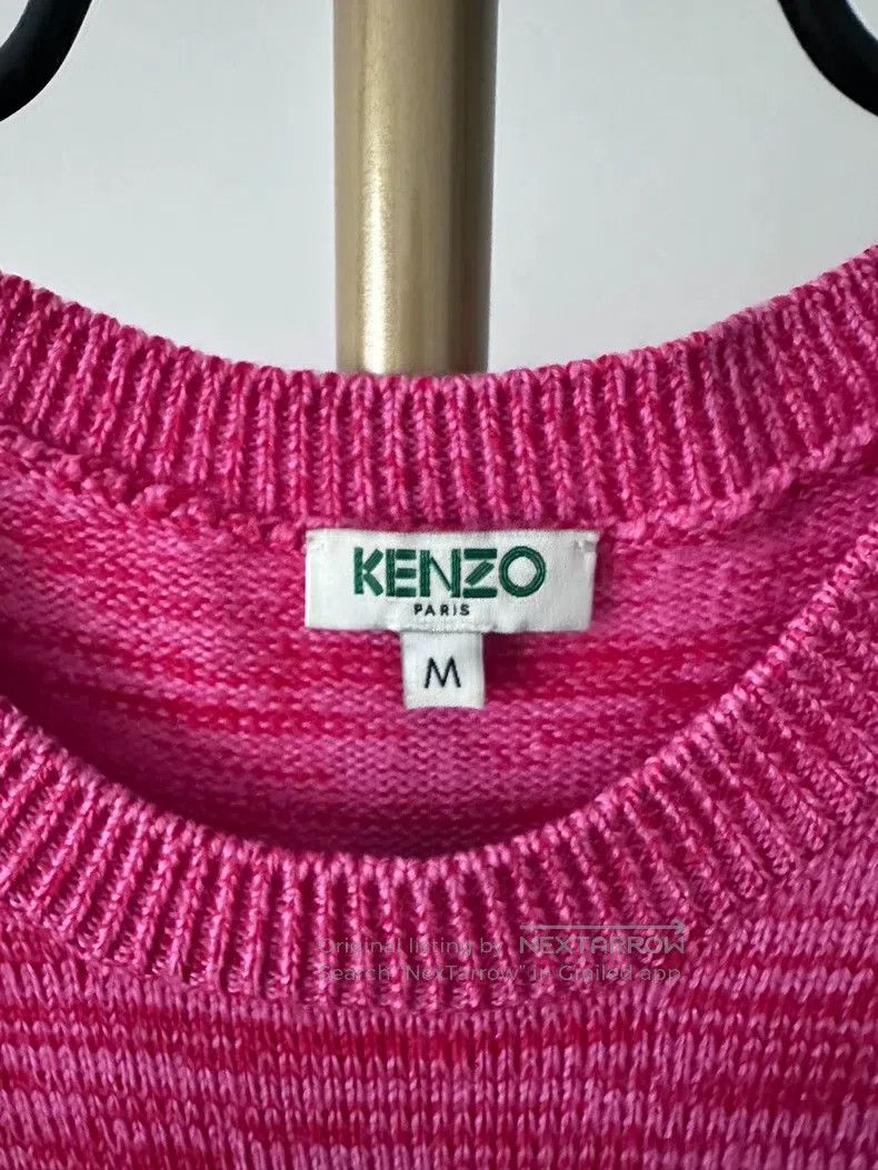 Kenzo Kenzo Pink Striped Sweater Size M / US 6-8 / IT 42-44 - 3 Thumbnail