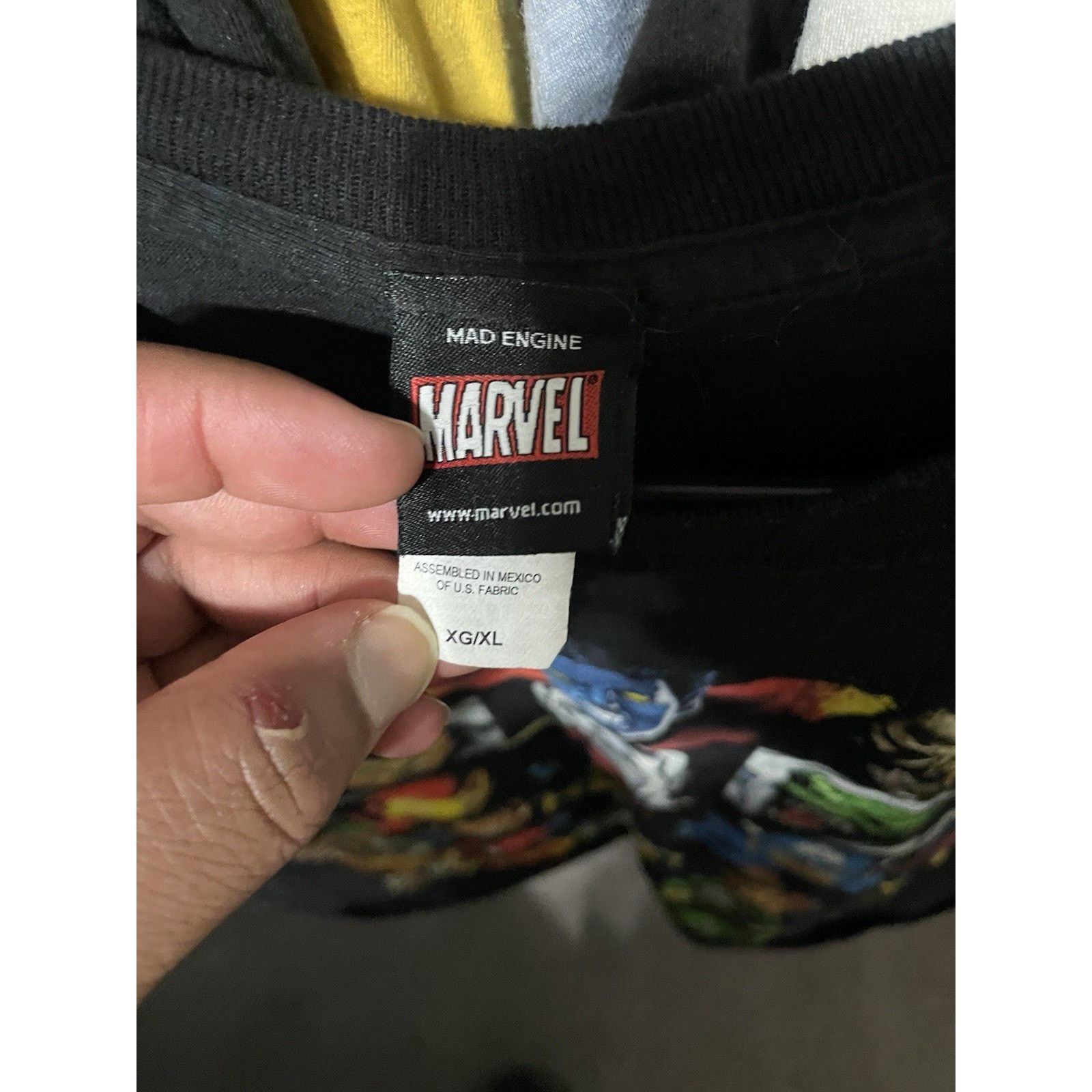 Marvel Comics Size XL- Mint Vintage Marvel Mad Engine T Shirt Black Size US XL / EU 56 / 4 - 3 Thumbnail