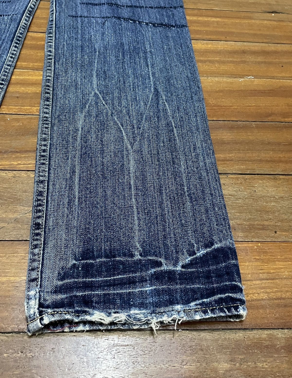 Japanese Brand × Le Grande Bleu (L.G.B.) × Takeo Kikuchi Rare Design Vintage Brand Takeo Kikuchi Jeans 1990s Size US 29 - 8 Thumbnail