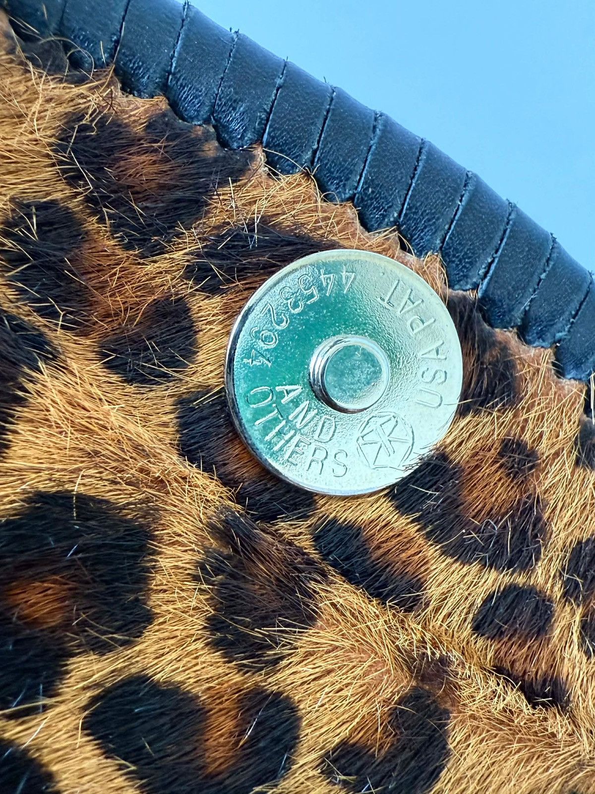 Chrome Hearts Chrome Hearts Leopard Pony Hair “Fuck you” Clutch Bag Size ONE SIZE - 13 Thumbnail