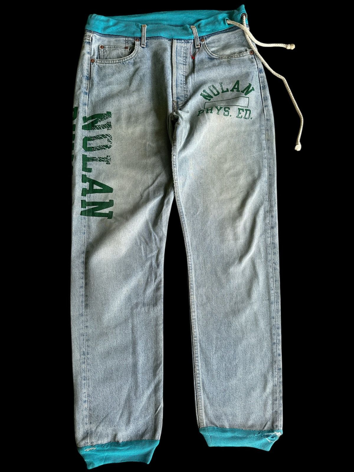 Japanese Brand Levis 💥 Denim Levis Jogger Pants Fashion💥 Size US 32 / EU 48 - 1 Thumbnail