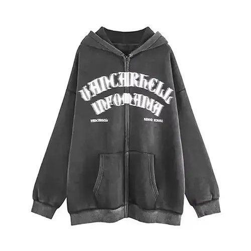 Other Vintage Double Face Printed Hoodie Size US XL / EU 56 / 4 - 1 Thumbnail