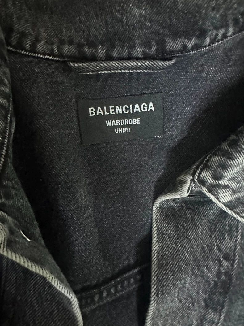 Balenciaga Balenciaga size 1 Flaming denim jacket Size US XS / EU 42 / 0 - 3 Thumbnail