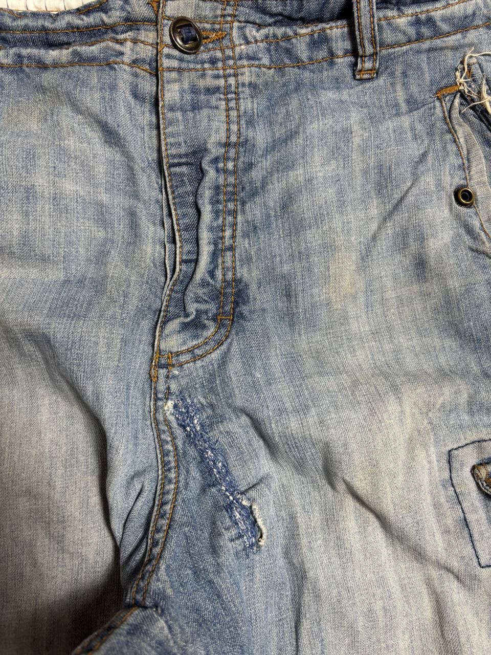 Japanese Brand VTG Balenci! IfSixWasNine type! CARGO Distressed Fade Shorts Size US 34 / EU 50 - 12 Thumbnail