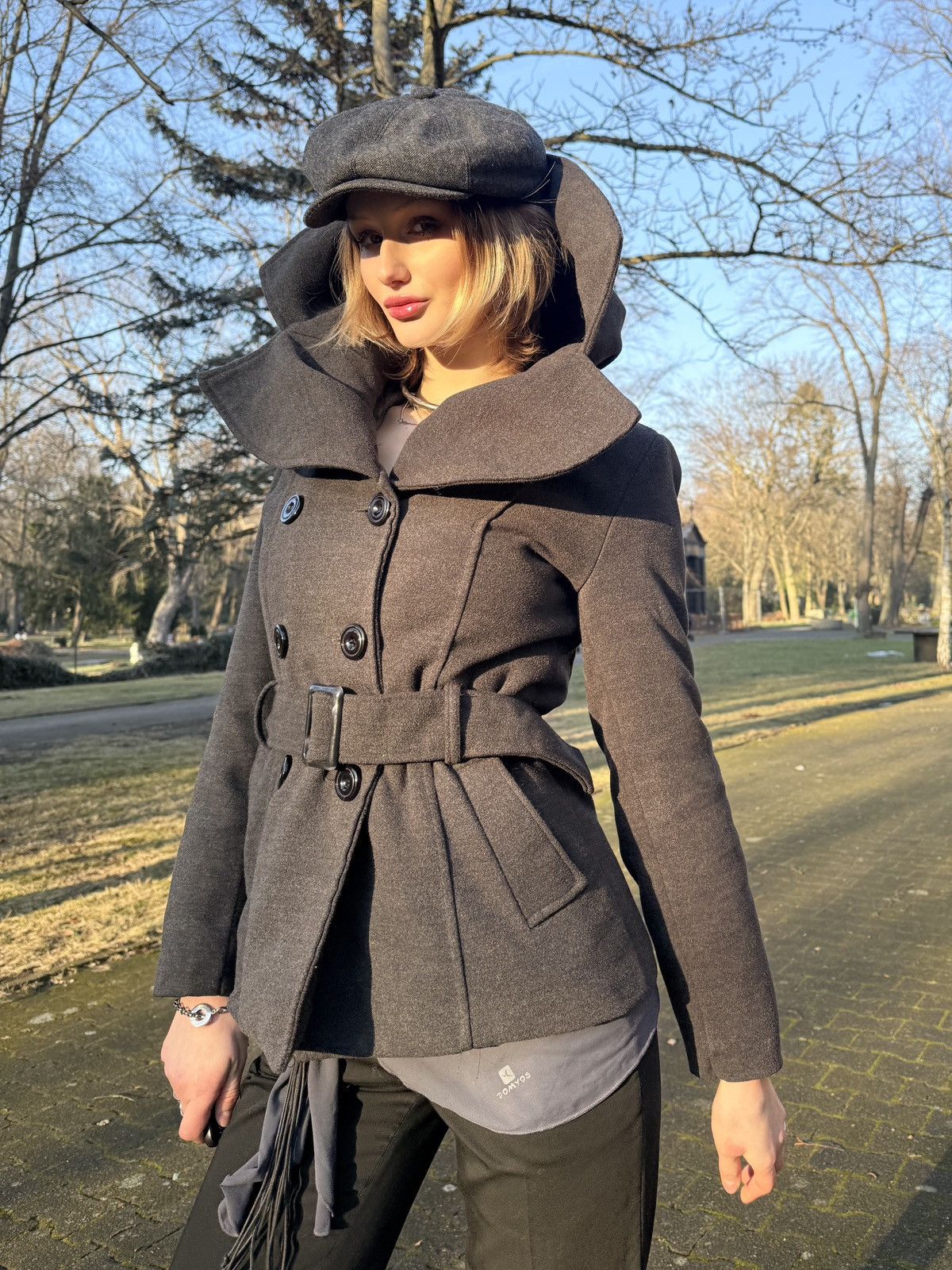 Other Italian trench jacket with a big collar Size XS / US 0-2 / IT 36-38 - 6 Thumbnail