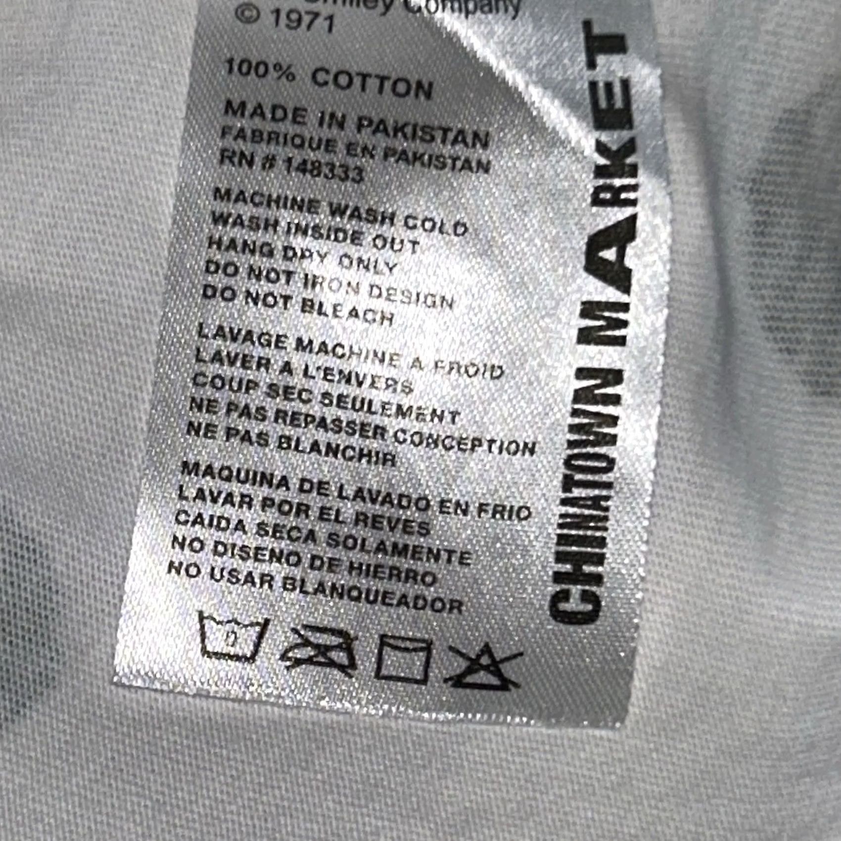 Vintage VINTAGE? Chinatown Market x Smiley Tee White T-Shirt Short Sleeve Men’s Large Size US L / EU 52-54 / 3 - 4 Thumbnail