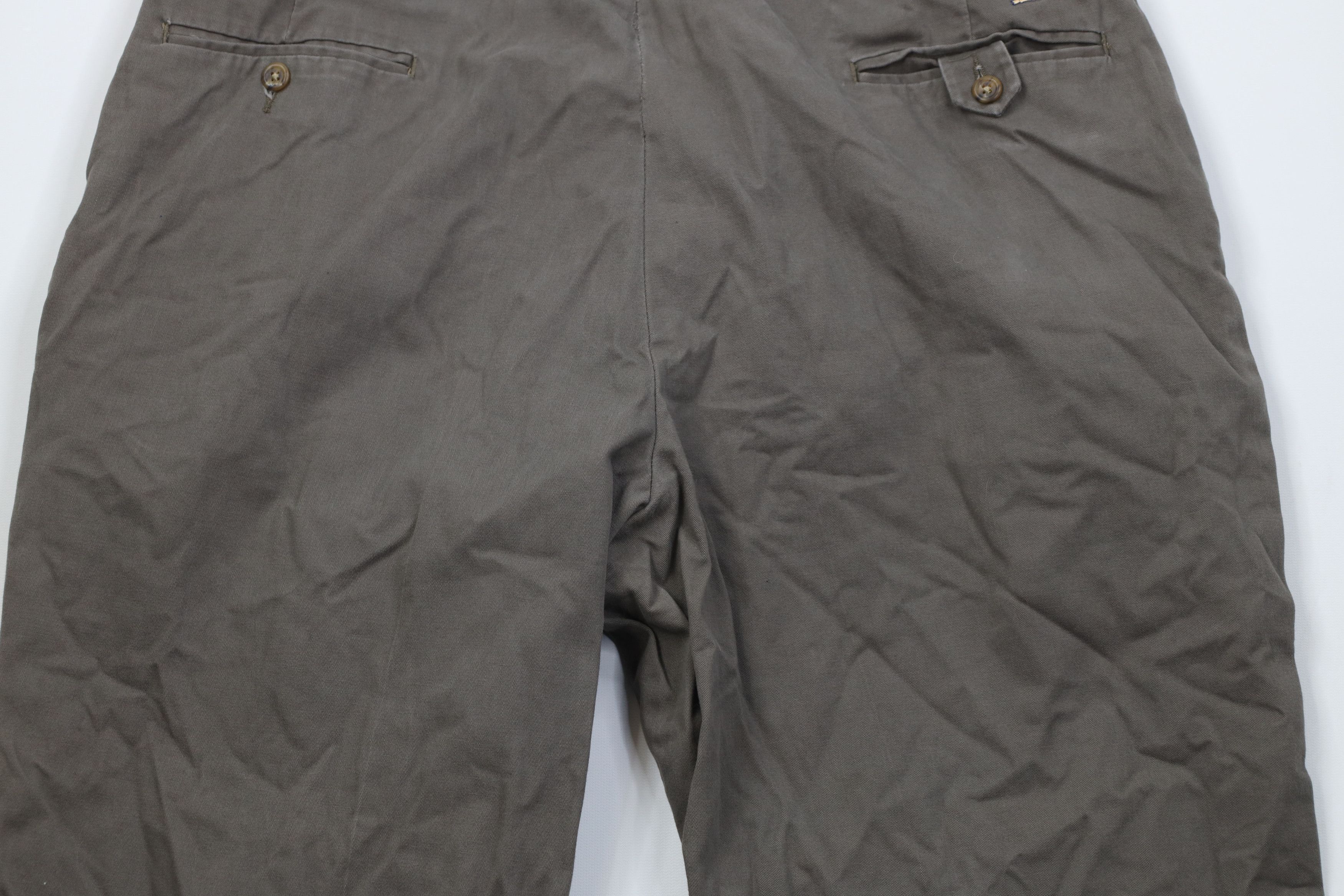 Tommy Hilfiger Vintage 90s Tommy Hilfiger Wide Leg Chino Pants Gray Size US 38 / EU 54 - 13 Thumbnail