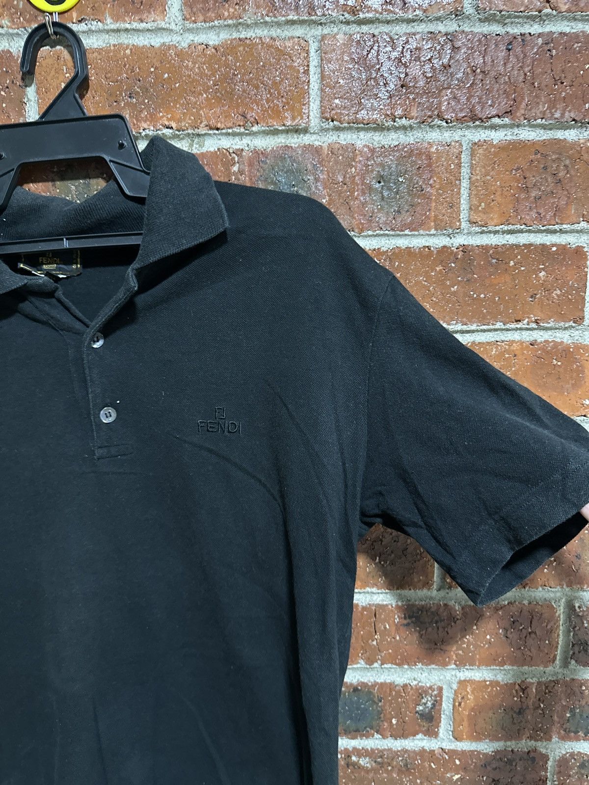 Fendi Vintage Fendi Polos Faded Tee Size US L / EU 52-54 / 3 - 9 Thumbnail