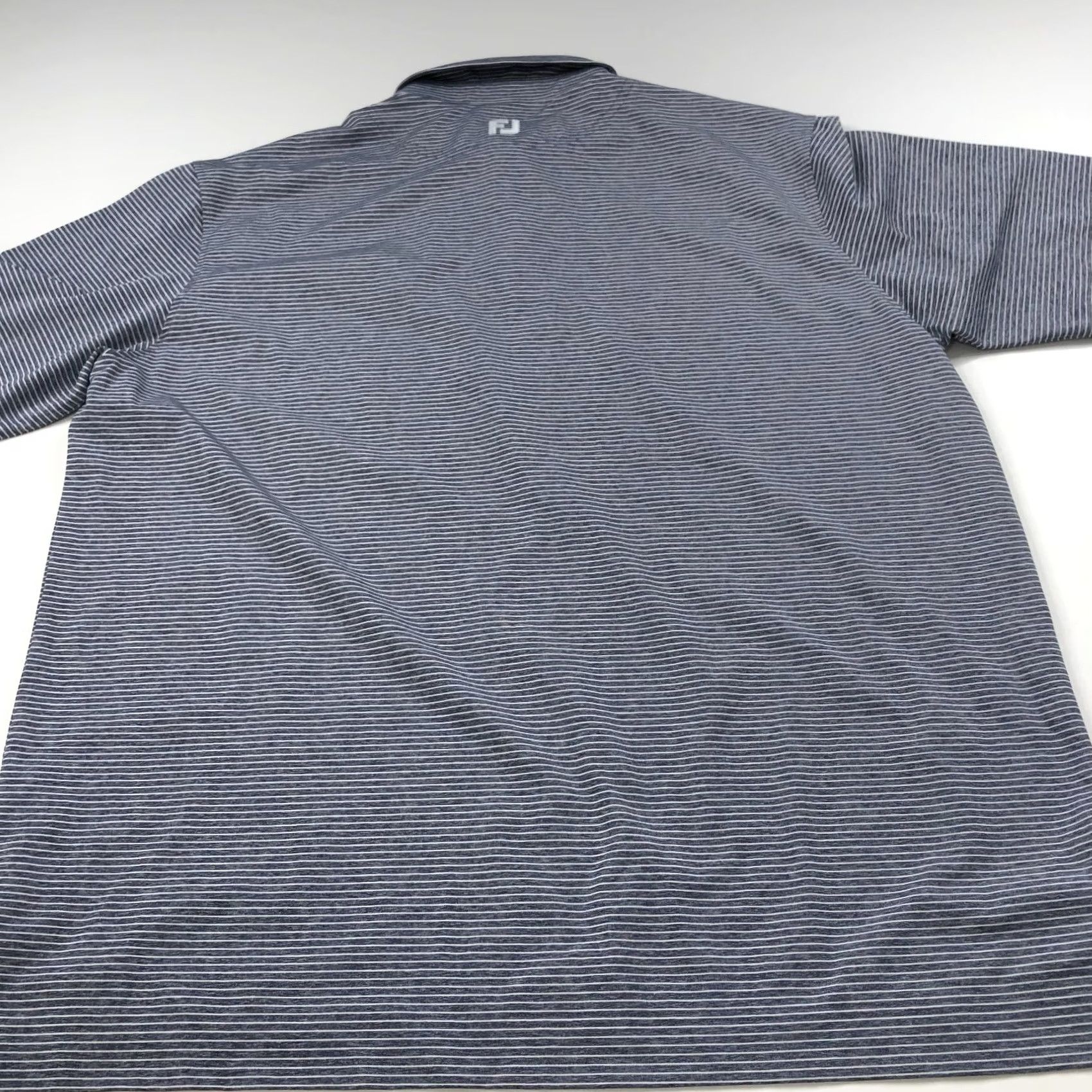 Footjoy FootJoy FJ XXL Mens Golf SS Stretch Button Polo Striped Shirt Gray MINT Size US XXL / EU 58 / 5 - 5 Thumbnail