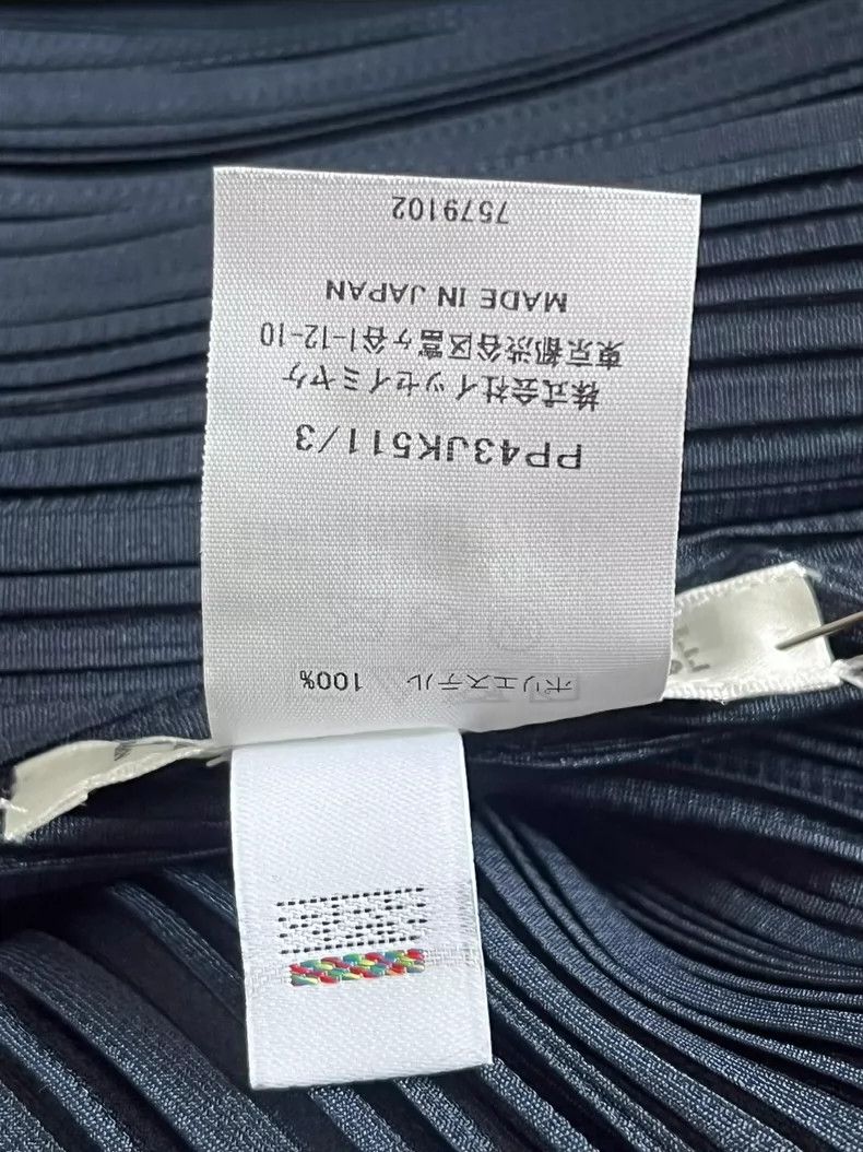 Issey Miyake Issey Miyake size:3 Blue pleated long-sleeved shirt Size S / US 4 / IT 40 - 4 Thumbnail