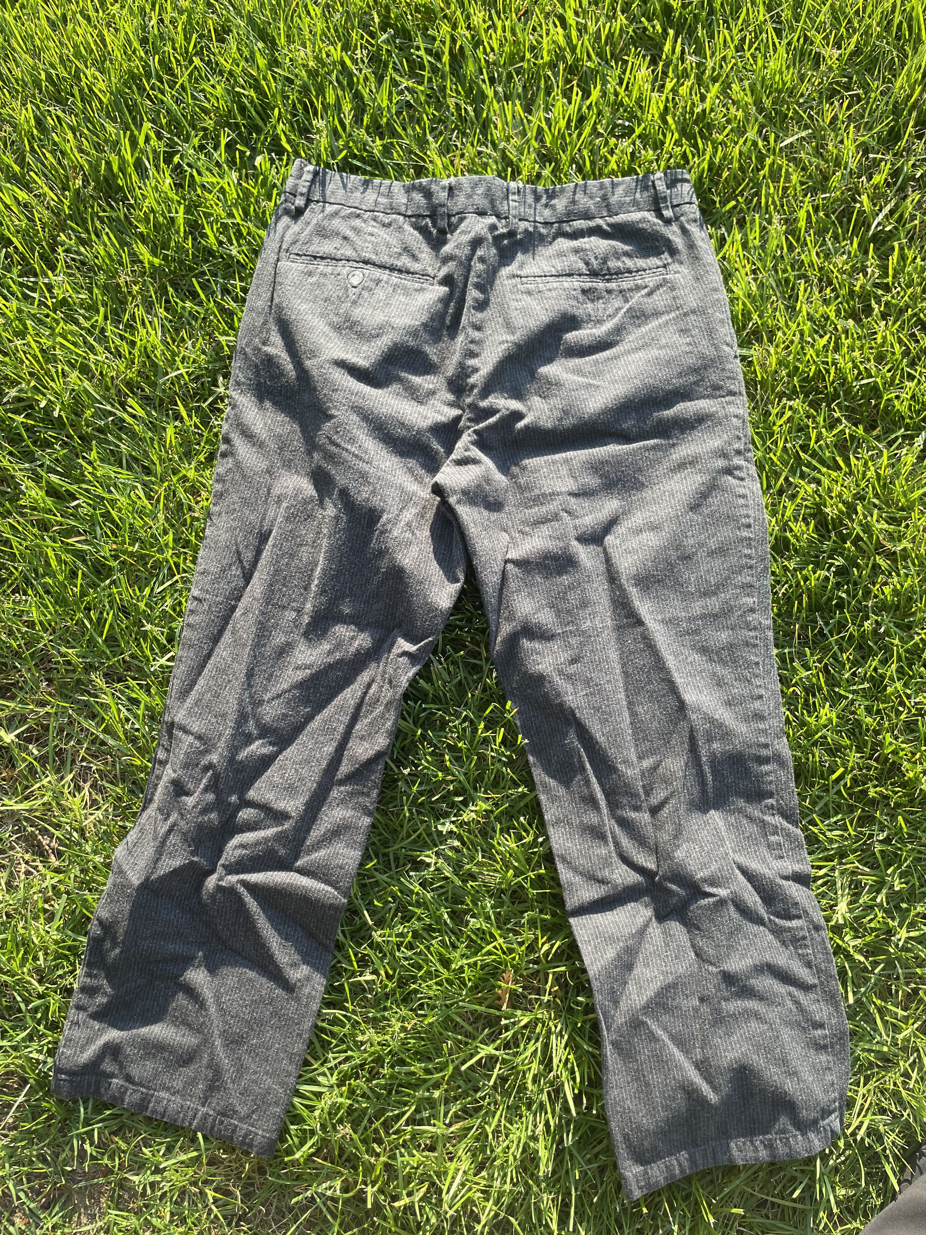 Dockers Dockers Khaki Black Striped Chinos Size US 32 / EU 48 - 2 Thumbnail