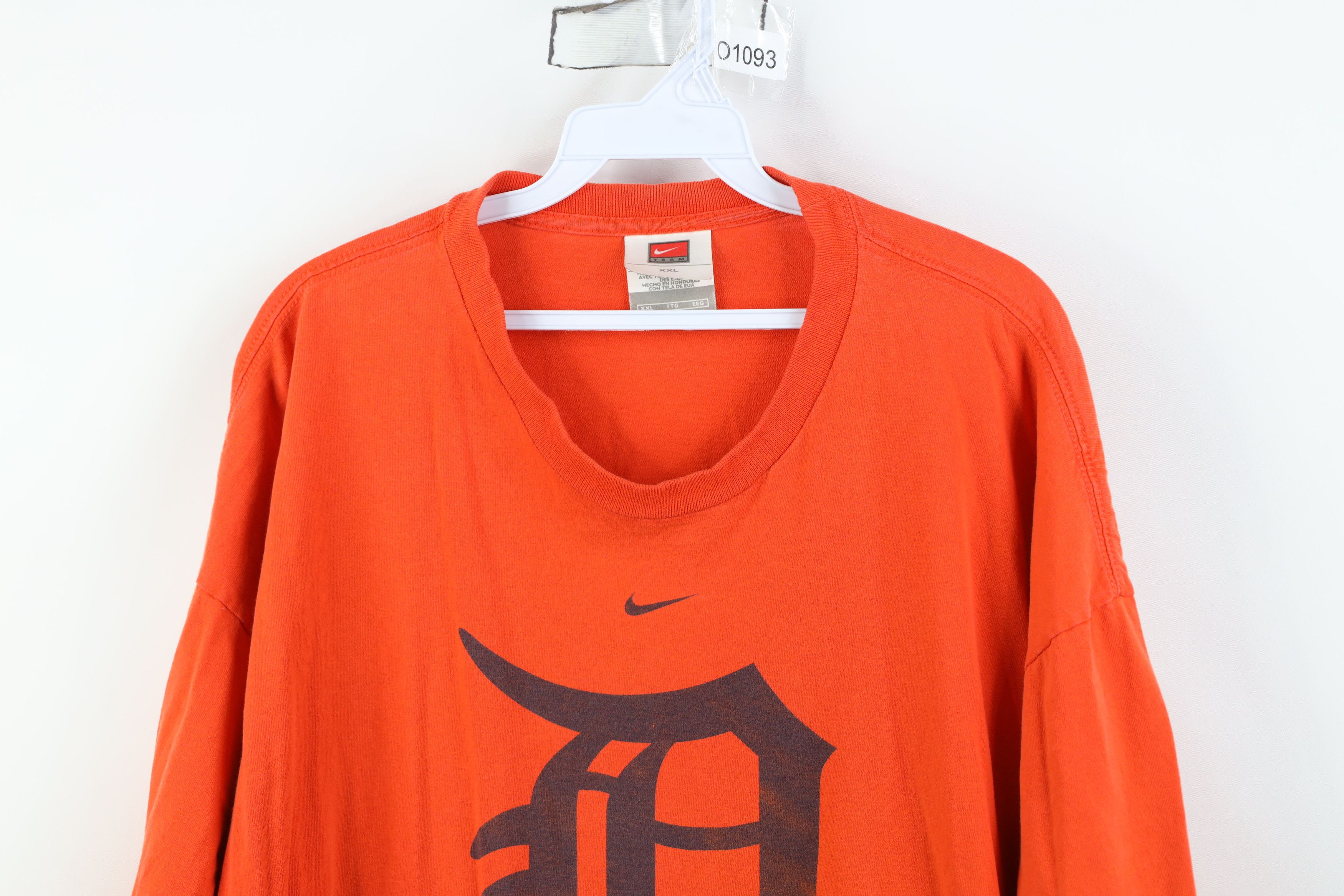 Nike Vintage Y2K Nike Center Swoosh Tigers Baseball T-Shirt Size US XXL / EU 58 / 5 - 2 Thumbnail