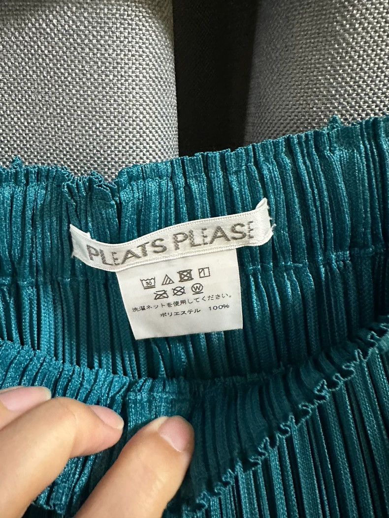 Issey Miyake Issey Miyake Green wide-leg pants Size 26" / US 2 / IT 38 - 6 Thumbnail
