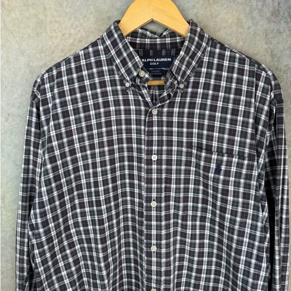 Polo Ralph Lauren VTG 90s Polo Ralph Lauren Golf Flannel Shirt Mens Sz M Plaid Size US M / EU 48-50 / 2 - 3 Thumbnail