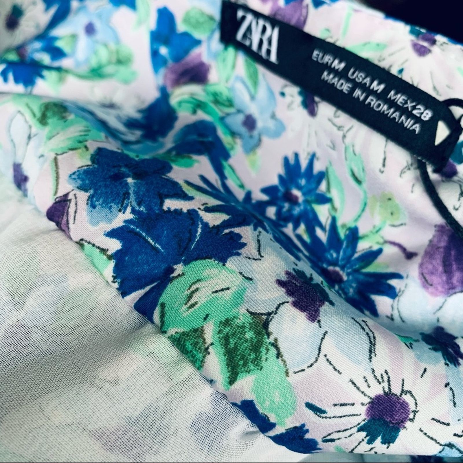 Zara Zara floral printed sleeveless midi dress size Medium Size M / US 6-8 / IT 42-44 - 2 Thumbnail