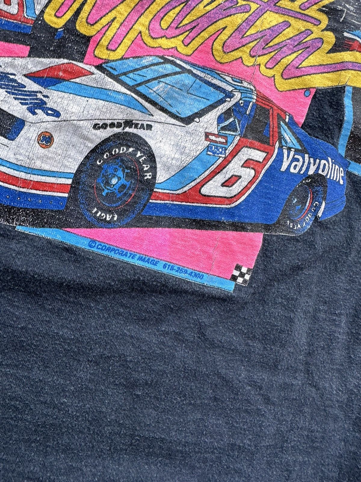 NASCAR × Vintage Vintage Mark Martin Racing Tee Shirt Small 90s Single Stitch Size US S / EU 44-46 / 1 - 2 Thumbnail