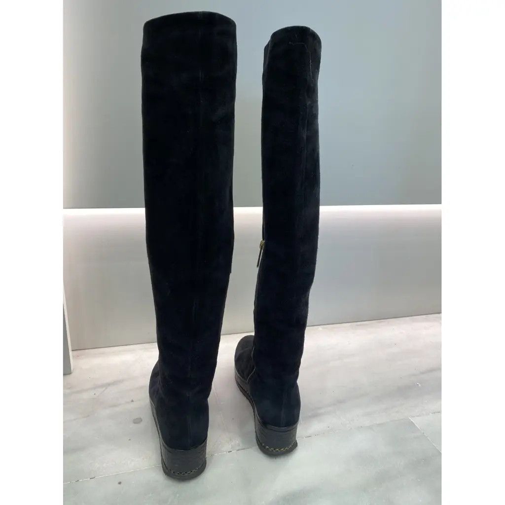 Other Loriblu Over-The-Knee Boots – Black Suede – EU 37 Size US 6.5 / IT 36.5 - 1 Thumbnail
