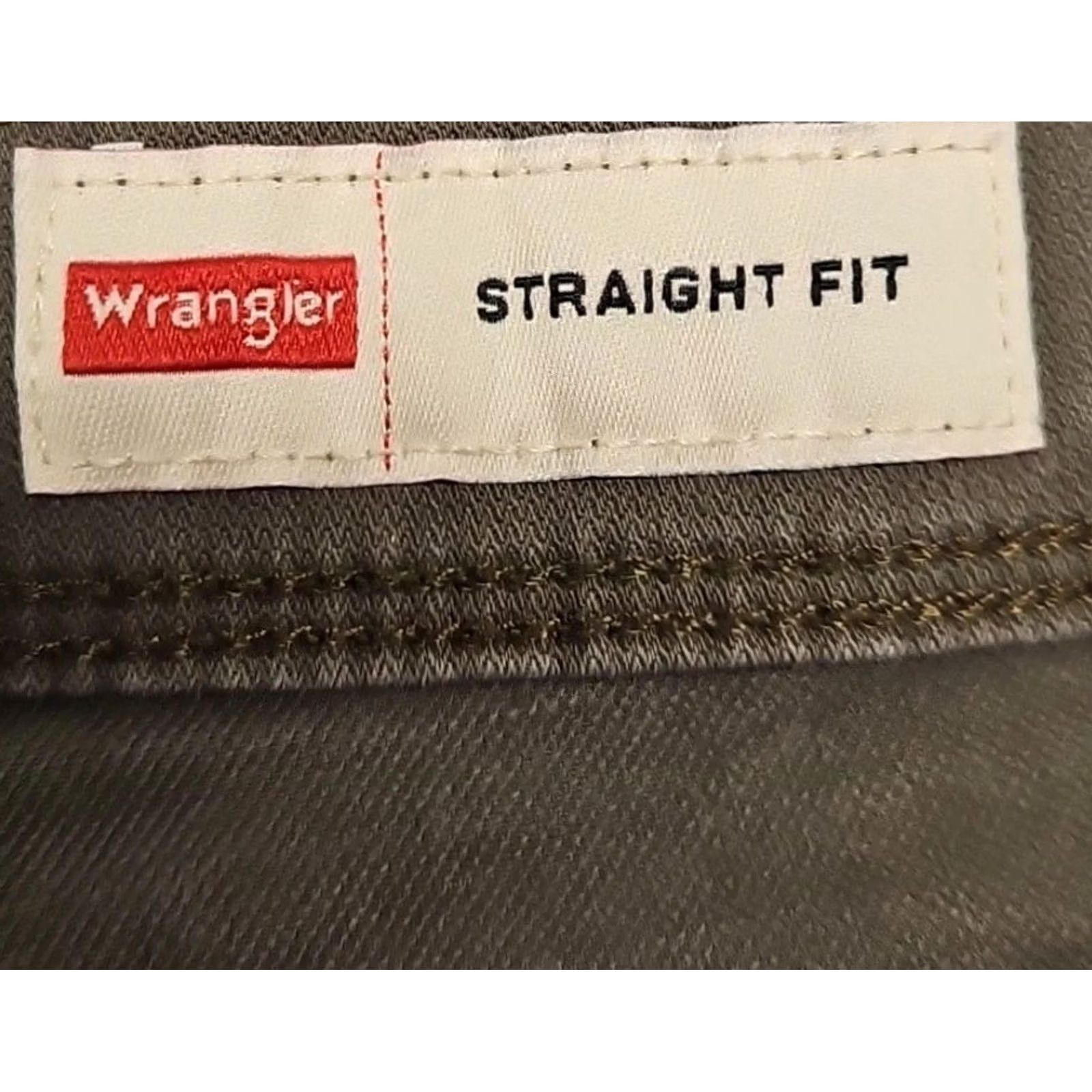 Wrangler Wrangler Jeans Straight Regular Men 28X28 Olive Brown Stretch Denim Cotton Mid Rise Black? Size US 28 / EU 44 - 7 Thumbnail