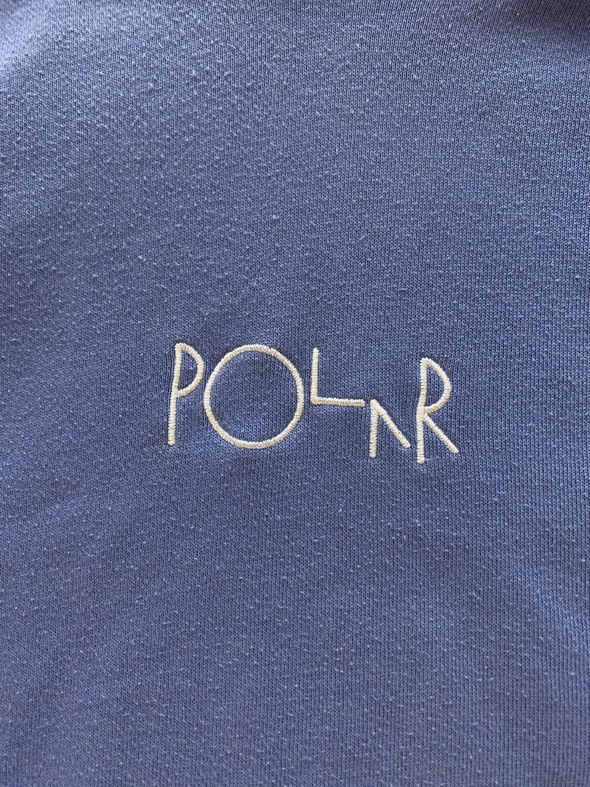 Polar Skate Co. Vintage Y2K Polar Skate Co. Default Centr Logo Blue Hoodie Size US M / EU 48-50 / 2 - 5 Thumbnail