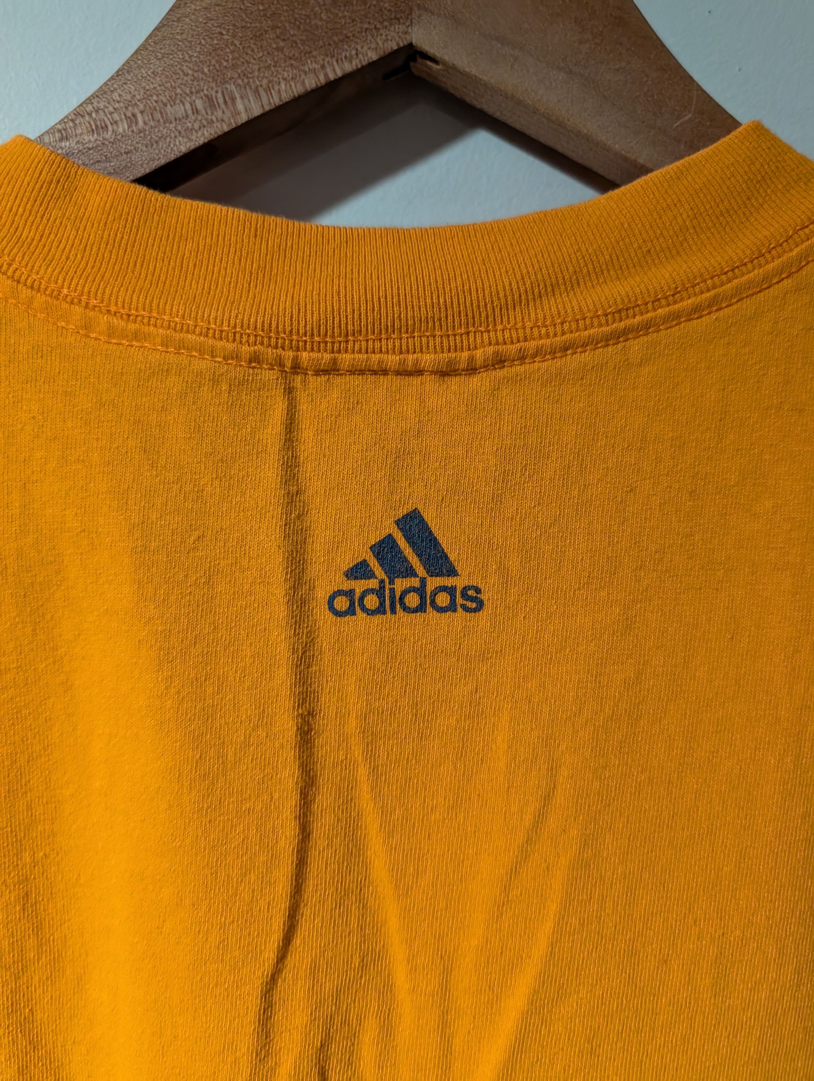 Adidas Vintage 90s Adidas Spell Out Essential Logo X-Large T-Shirt Size US XL / EU 56 / 4 - 5 Thumbnail