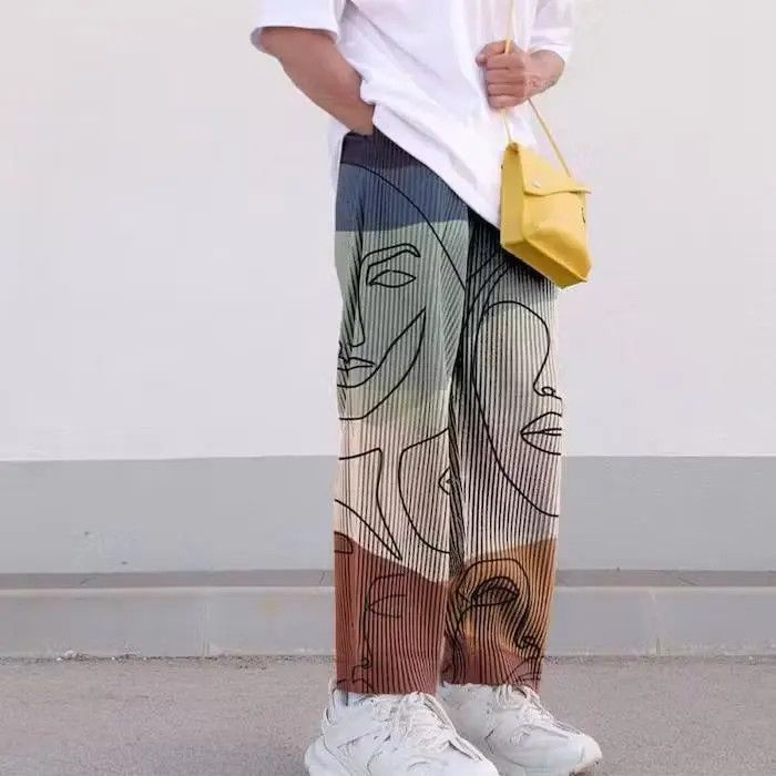 Japanese Brand × Jean Vintage face casual street fashion pants Size US 28 / EU 44 - 1 Thumbnail