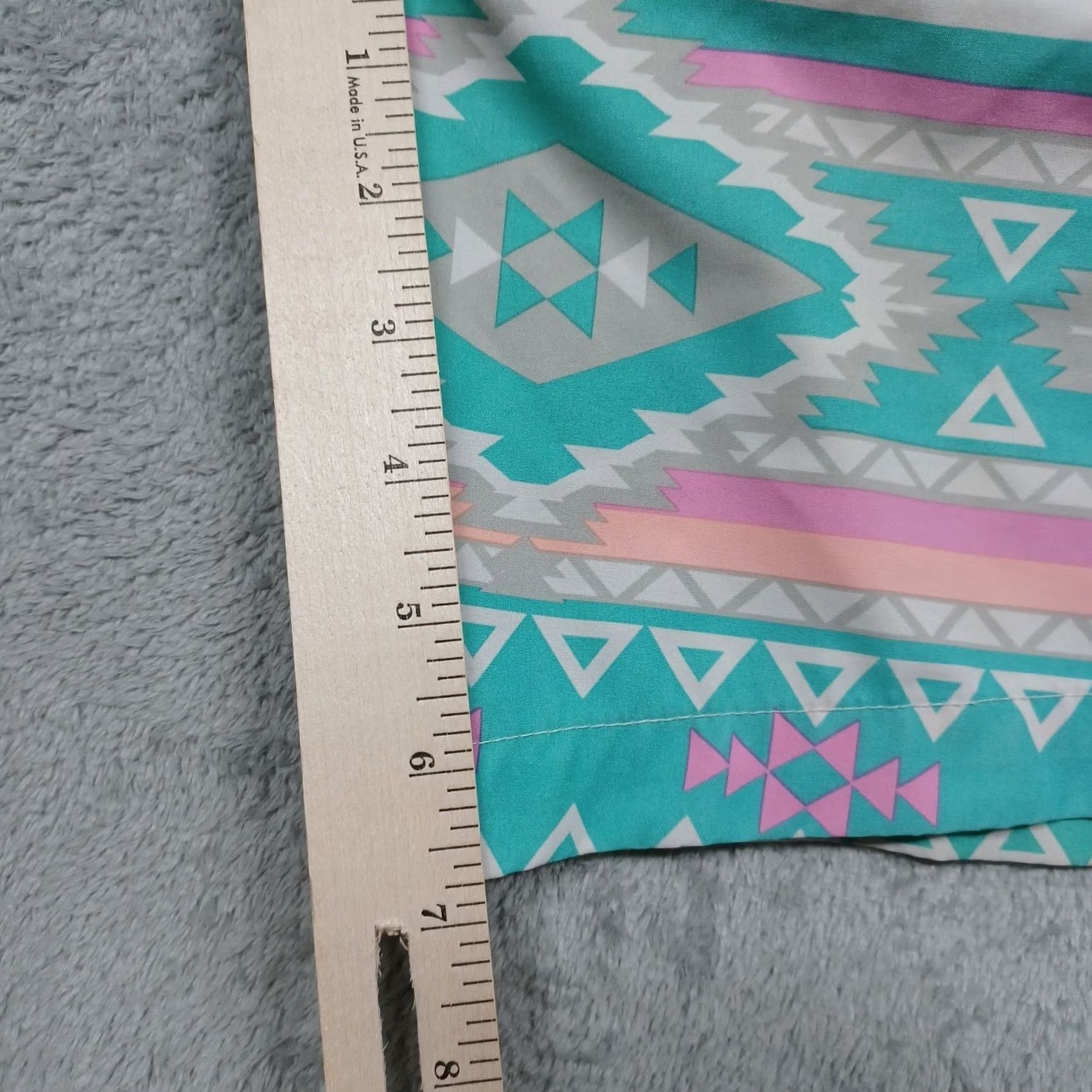 Chubbies Chubbies Swim Trunks Mens Small Blue Aztec Drawstring Preppy Size ONE SIZE - 6 Thumbnail