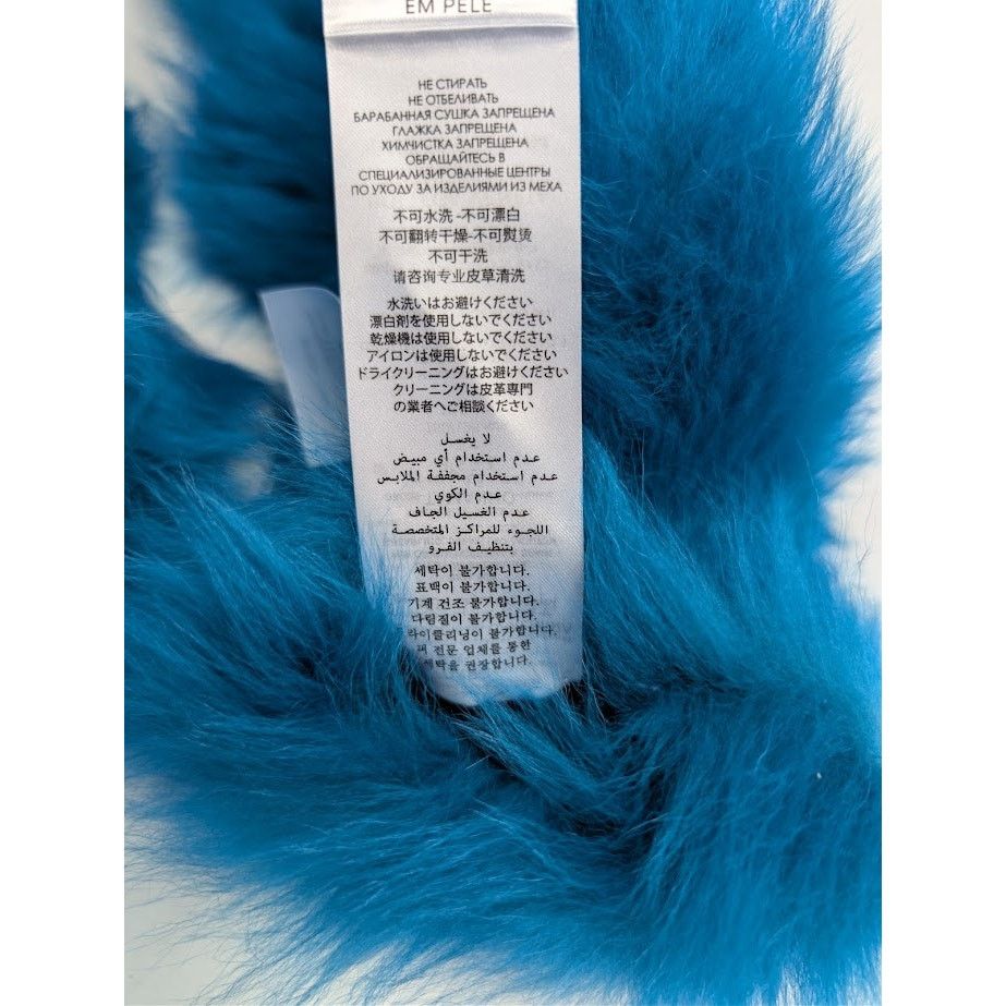 Bottega Veneta o1rshd1 Size: 8.5 / Toscana Shearling Gloves in Blue Size ONE SIZE - 21 Thumbnail