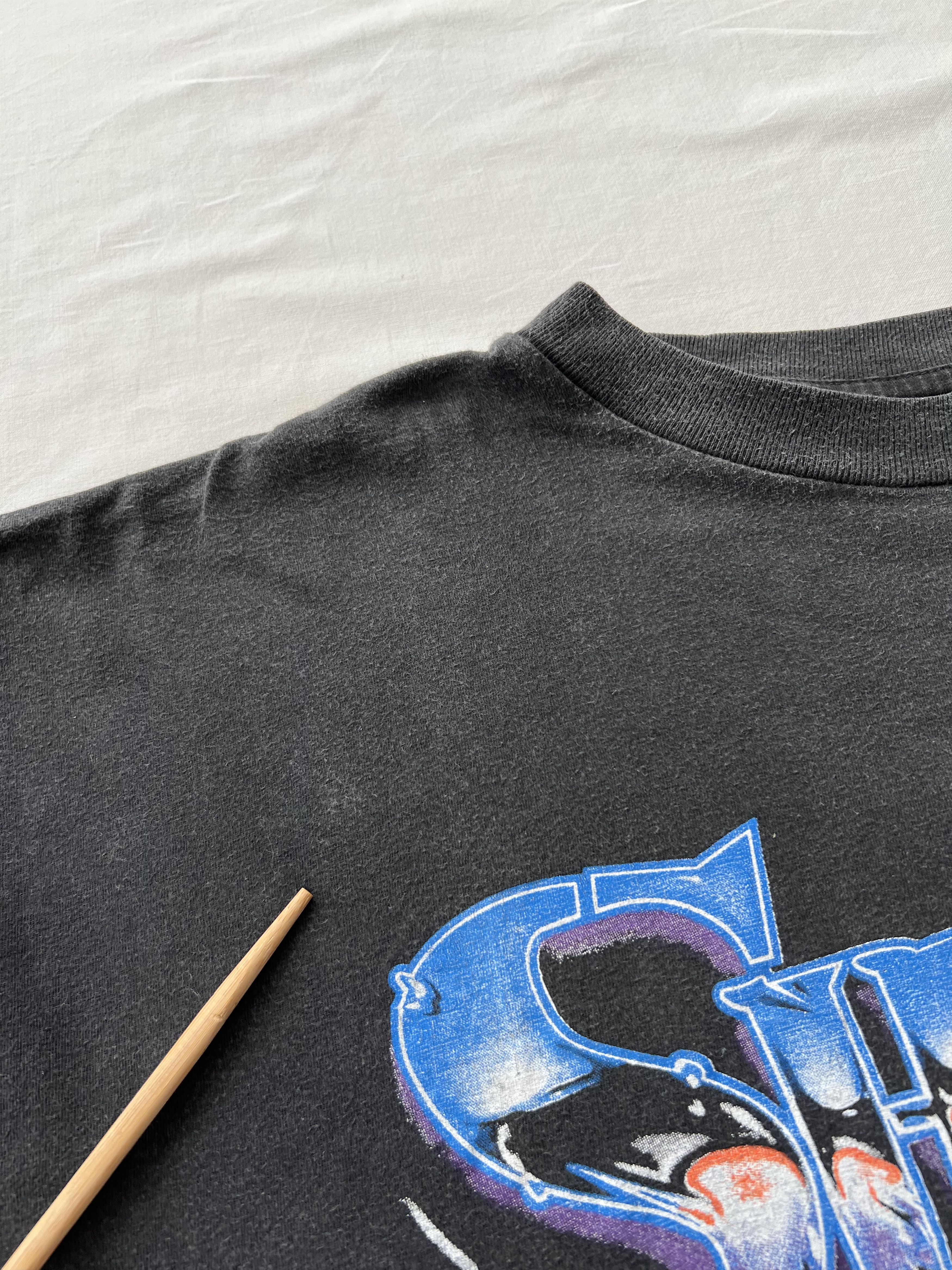 Reebok Vintage 90s Shaquille O'Neal Shaq Reebok NBA Black T-shirt Size US XL / EU 56 / 4 - 9 Thumbnail