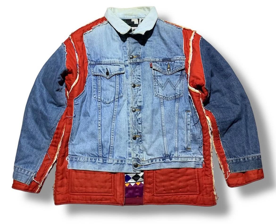 AWGE × Needles AWGE x Needles Reversible Work Jacket | Grailed