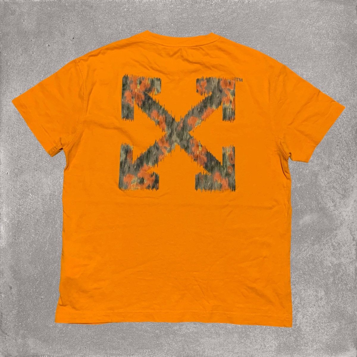 Off-White Off White Small Arrows Graphic Orange Tee Virgil Abloh Size US S / EU 44-46 / 1 - 1 Thumbnail